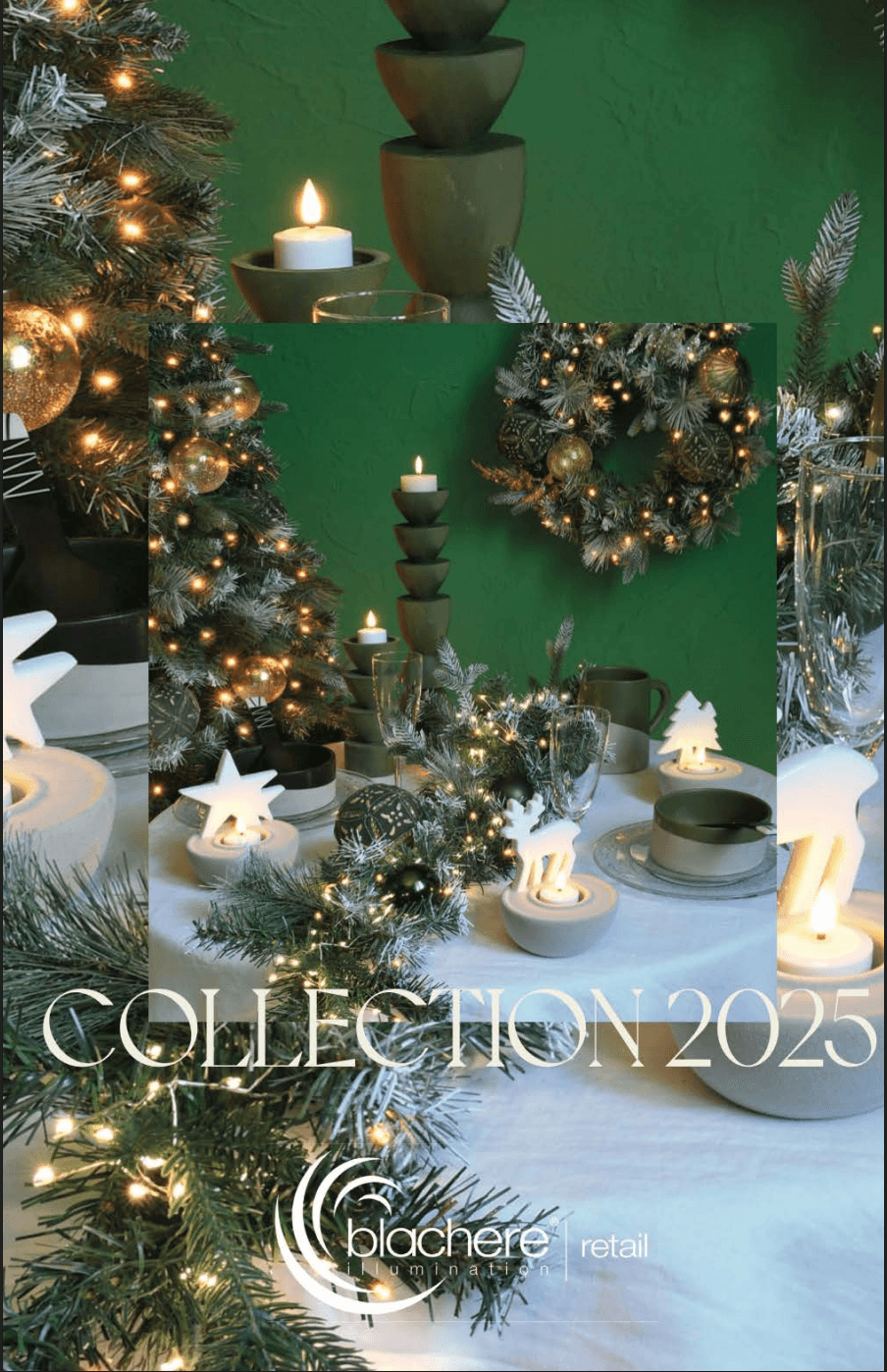 Forsíða Catalogue Retail Noel 2025 - Jólavörulisti með sérstökum jólaskreytingum fyrir smásölu.